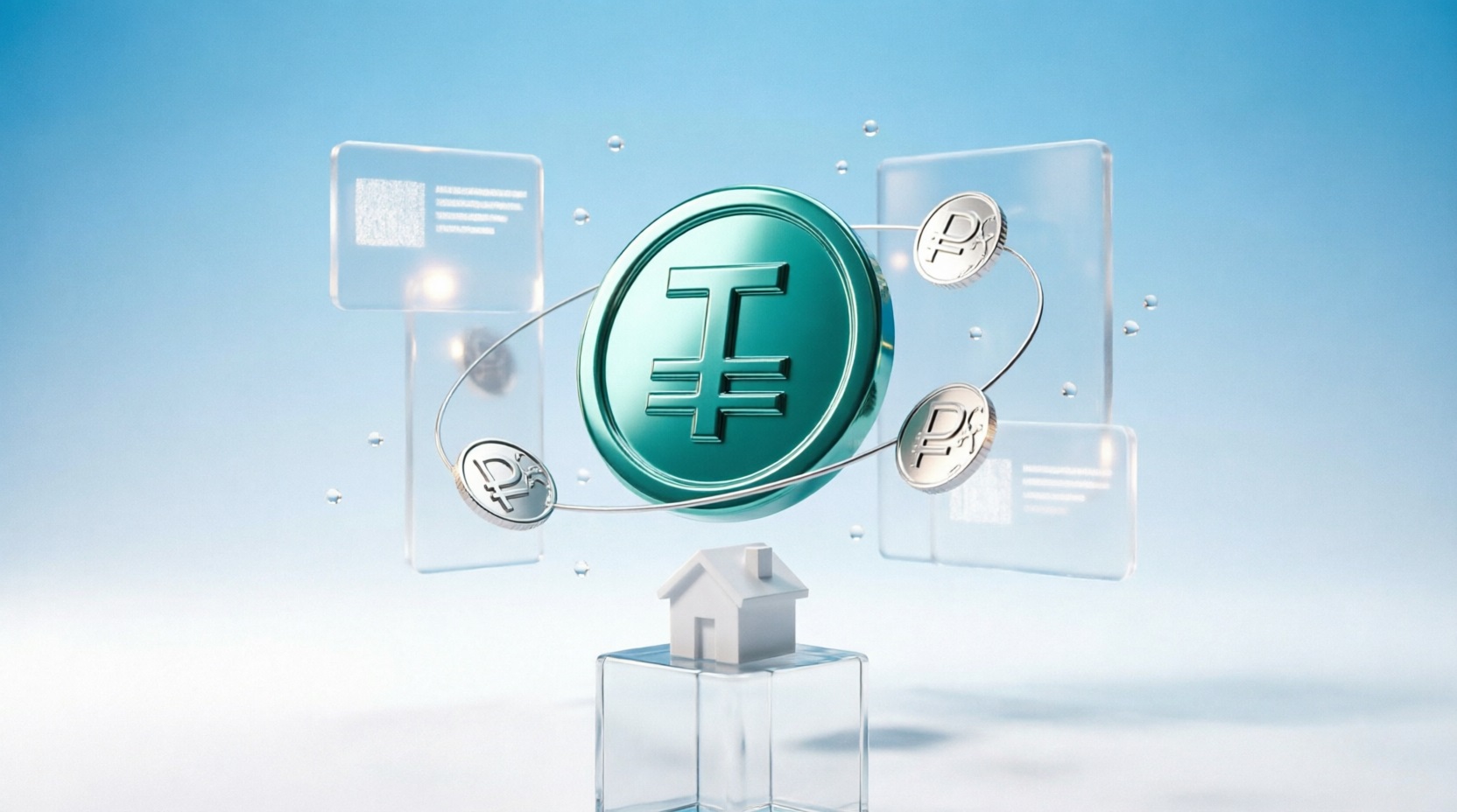 Маршрут обмена: рубли → USDT → недвижимость