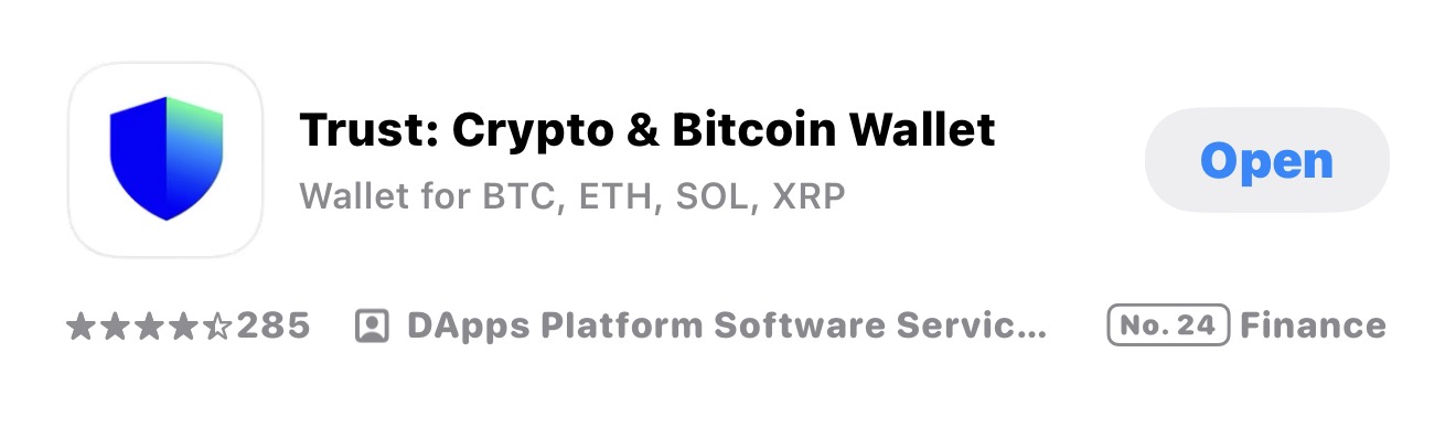 Шаг 1: Скачивание Trust Wallet из официального магазина